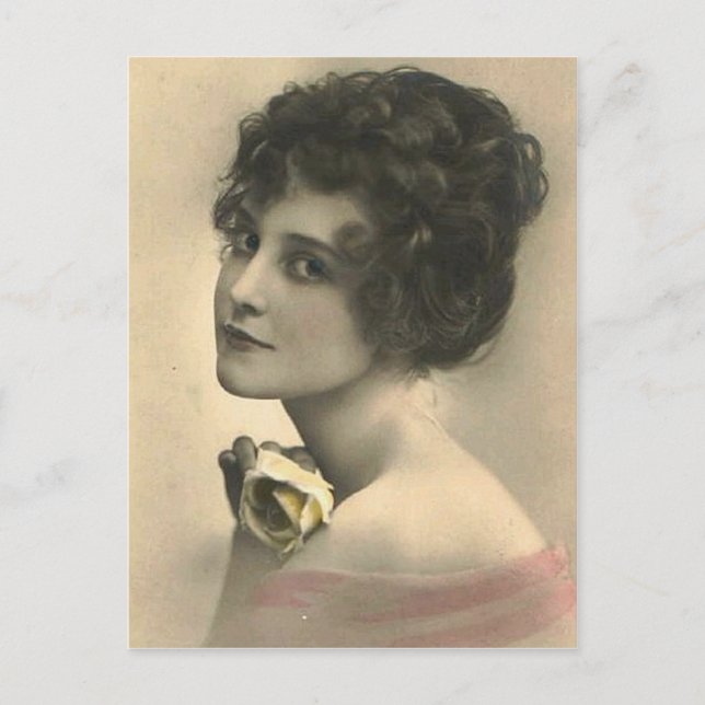 vintage flappers (343) postcard (Front)