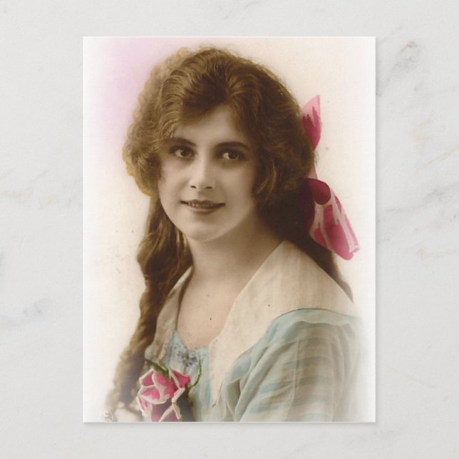 vintage flappers (528) postcard (Front)