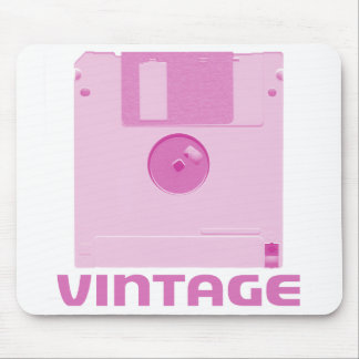 Vintage Floppy Pink Mousepad