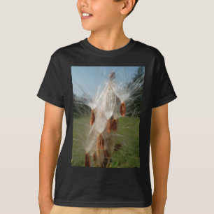 Vintage Flora and Fauna Milkweeds Floating.jpg T-Shirt