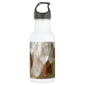 Vintage Flora and Fauna Milkweeds Floating.jpg Water Bottle
