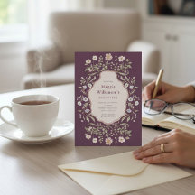 Vintage Floral 60th Birthday Celebration 