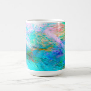 Vintage Floral Abstract – Romantic Pattern Whimsy Color Morph Mug