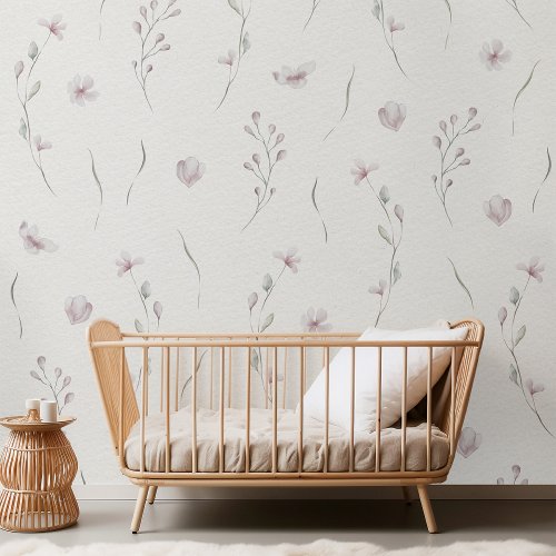 Vintage Floral And Leaves And Flowers Pattern Wallpaper