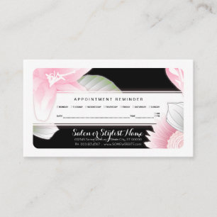 vintage floral appointment reminder