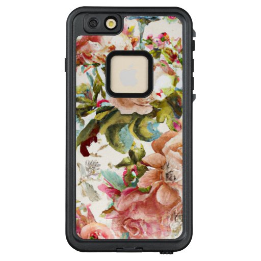 Vintage Floral Art Flowers LifeProof FRĒ iPhone 6/6s Plus Case