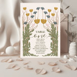 Vintage Floral Art Nouveau Wedding Table Number<br><div class="desc">Elevate your wedding reception to a realm of timeless elegance with our Vintage Floral Art Nouveau Wedding Table Numbers. These numbers are more than just practical markers; they're a stylish addition to your decor, enhancing the overall ambiance of your celebration. Imagine table numbers adorned with delicate floral motifs and intricate...</div>