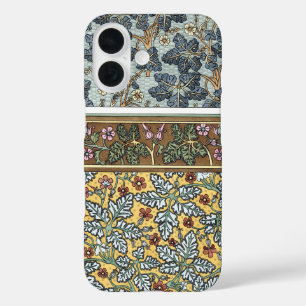 Vintage Floral Art Nouveau Wild Geranium Flowers iPhone 16 Case