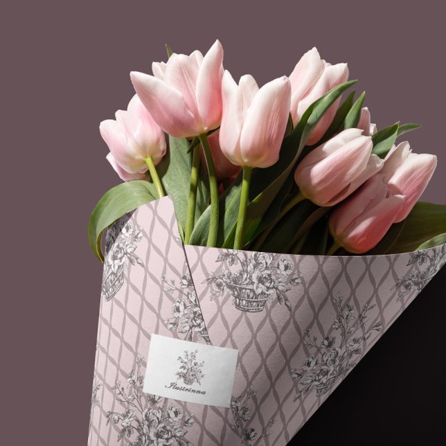 Vintage Floral Basket Tissue Paper (Creator Uploaded)