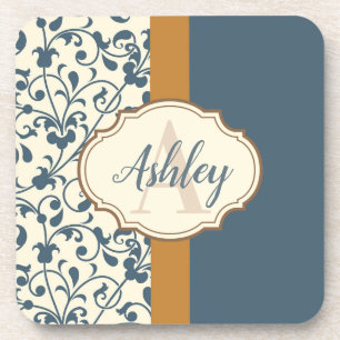 Vintage Floral Beverage Coaster