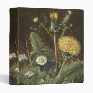 Vintage floral Binder