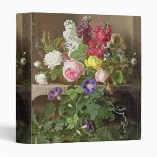 Vintage floral Binder