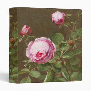 Vintage floral Binder