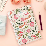 Vintage Floral Birds Botanical Personalized Planner<br><div class="desc">Delight in the charm of this vintage floral birds botanical personalized planner. Perfect for women who love whimsical and nature-inspired designs, this planner combines elegance with practicality. The beautiful bird and floral pattern adds a touch of nostalgia to your daily organization. Personalize it with your name for a unique and...</div>