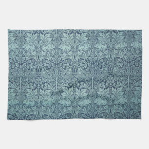 Vintage Floral Birds William Morris Brer Rabbit Kitchen Towel