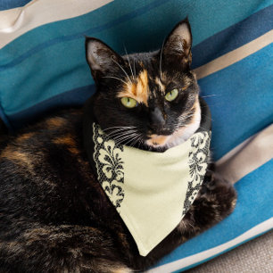 vintage floral blue pattern bandana