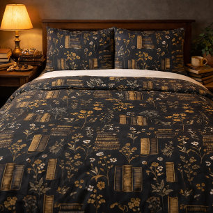 Vintage Floral Book Lover Name - Dark Academia Pillow Case