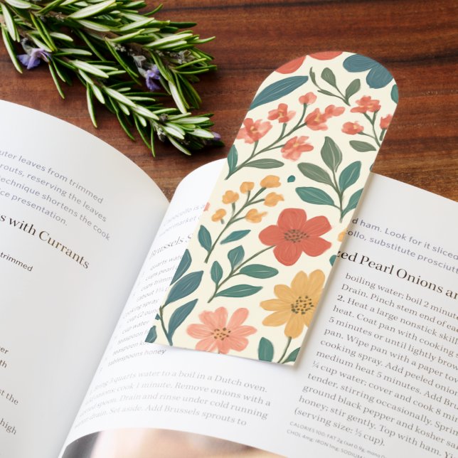Vintage Floral  – Botanical Wildflower Bookmarks (Book)