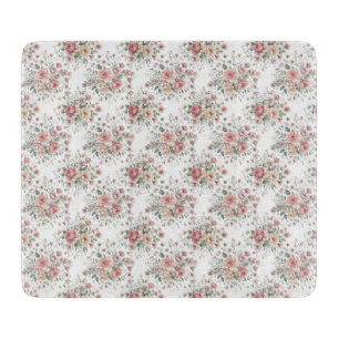 vintage floral bouquets cutting board