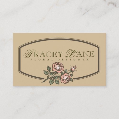 Vintage Floral Business Card