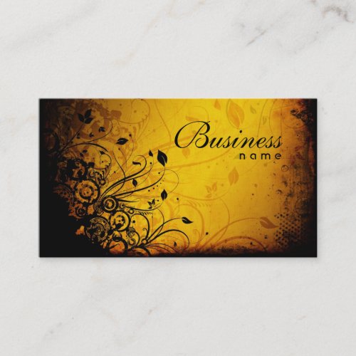 Vintage Floral Business Card
