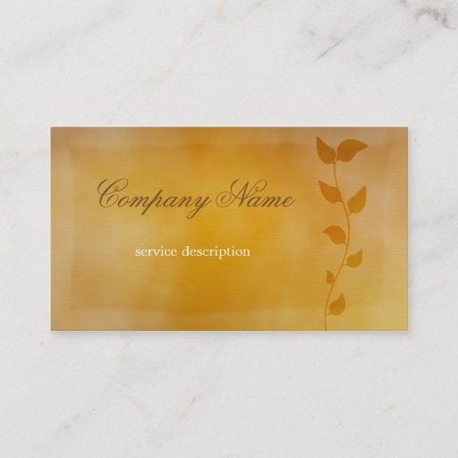 Customizable Vintage Floral Business Card