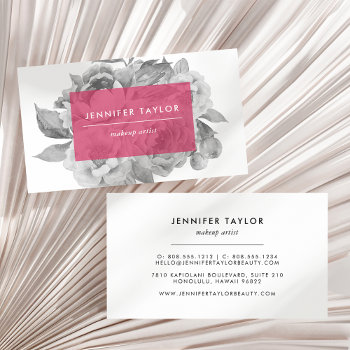 Vintage Floral Business Cards | Berry by RedwoodAndVine at Zazzle