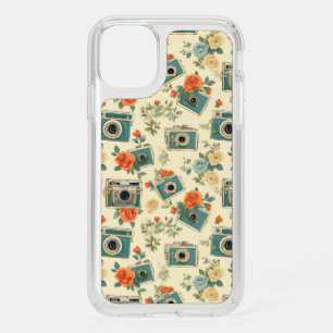 Vintage Floral & Camera Pattern Speck iPhone 11 Case