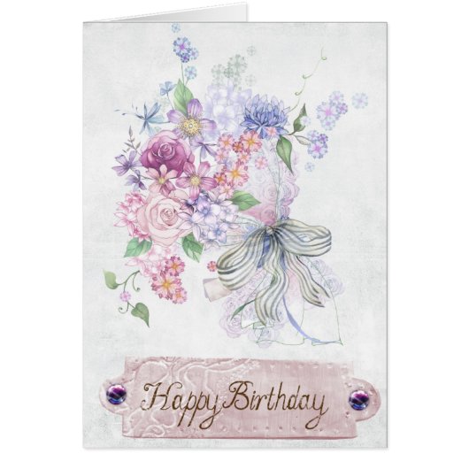 Vintage floral cards (Front)