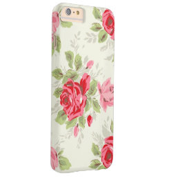 VINTAGE FLORAL BARELY THERE iPhone 6 PLUS CASE