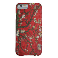 Vintage Floral Cherry Blossoms Personalized Barely There iPhone 6 Case