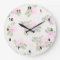 Vintage floral chic pink roses