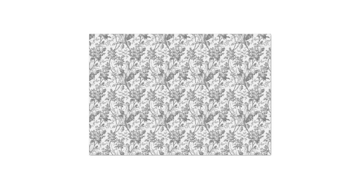 Vintage Floral Chinoiserie Decoupage Tissue Paper Zazzle