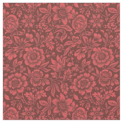 Vintage Floral Chintz style pattern Fabric