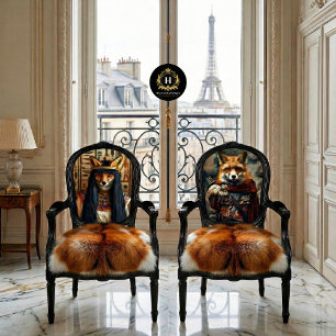 Vintage Floral Cleopatra Egyptian Fox Decoupage Tissue Paper