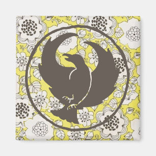 Vintage Floral Crowfoot Magnet