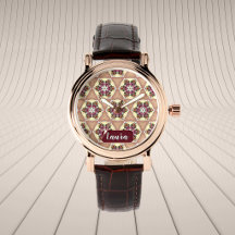 Vintage Floral Custom Name Birthday For Her Chic