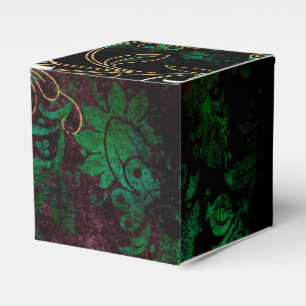 Vintage Floral Damask Favor Boxes