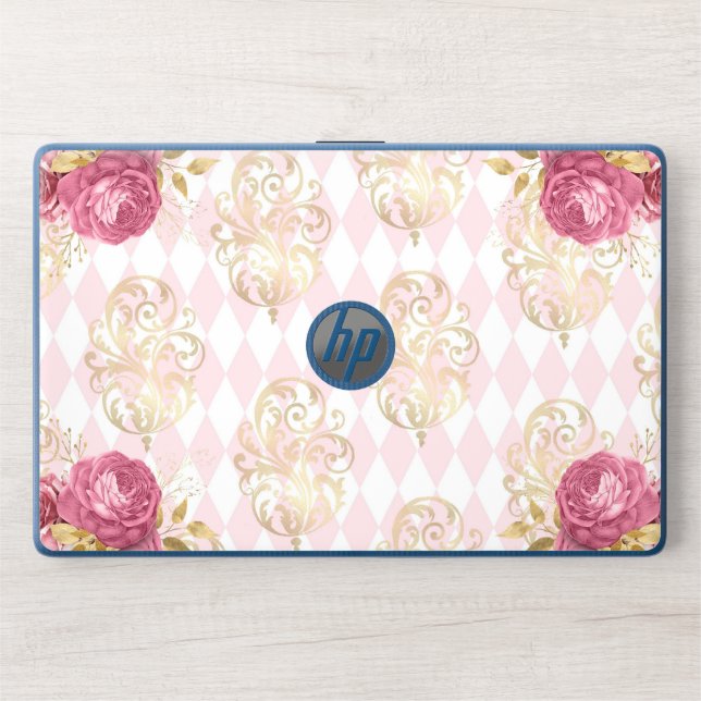 Vintage Floral Decal  (Front)