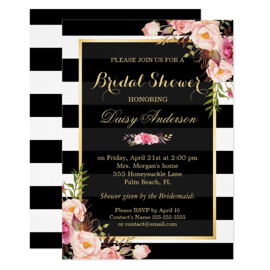 Vintage Floral Decor for Wedding Bridal Shower Card | Zazzle.com