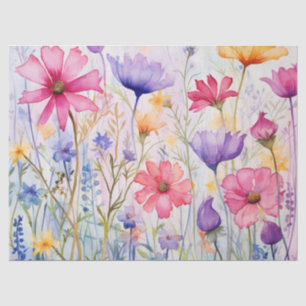 Vintage Floral Decoupage Tissue Paper
