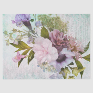 Vintage Floral Decoupage Tissue Paper