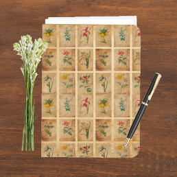Vintage Floral Decoupage Tissue Paper