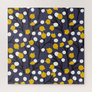 Vintage floral delicate botanical pattern. jigsaw puzzle