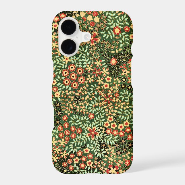 Vintage Floral Design iPod Touch Case (Back)