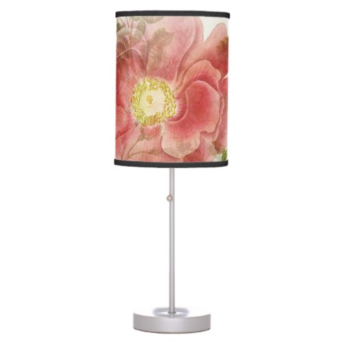 Vintage Floral Design Table Lamp