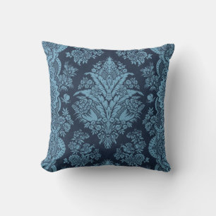 Vintage Floral Design Throw Pillow