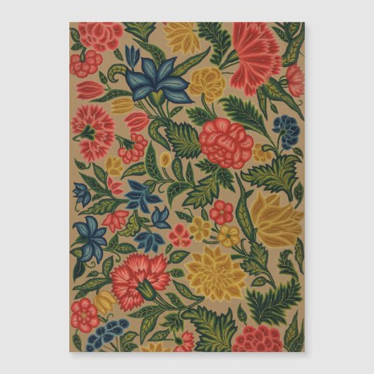 Vintage Floral Designer Garden Artwork (Front)