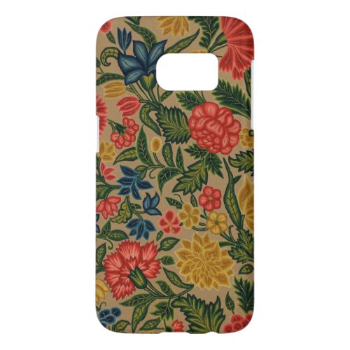 Vintage Floral Designer Garden Artwork Samsung Galaxy S7 Case