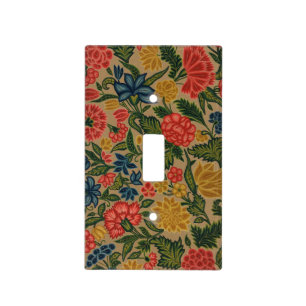 Vintage Floral Designer Garden Artwork Light Switch Cover